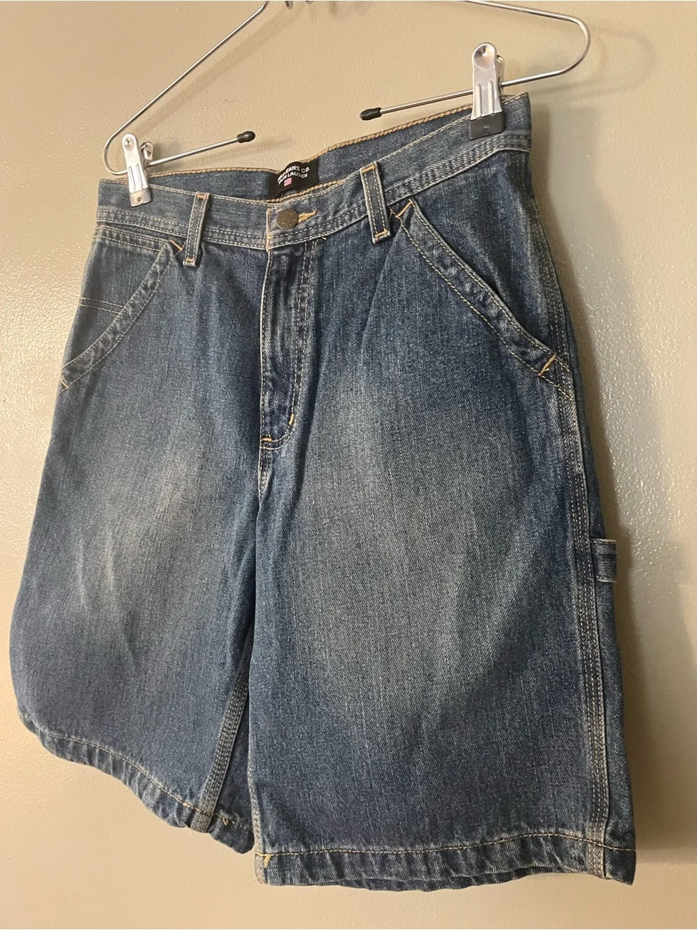 Polo Jeans Company Carpenter Denim baggy Shorts - Blue Boy 12
